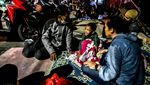 Warung Musiman Jadi Oase Pemudik Motor di Tengah Kemacetan