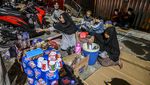 Warung Musiman Jadi Oase Pemudik Motor di Tengah Kemacetan