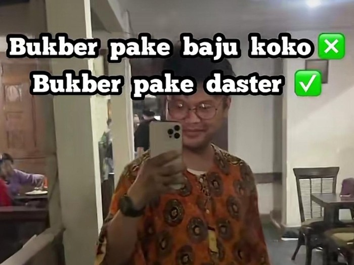 Bapak-bapak Bukber Pakai Daster Istri
