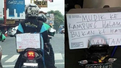 Meme Kocak Mudik Lebaran ke Kampung Bukan ke Hati Mantan