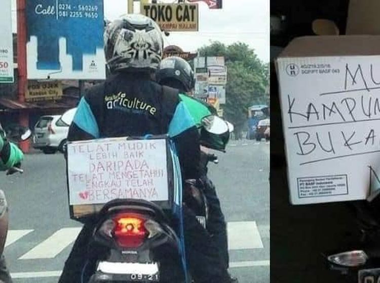 Meme Kocak Mudik Lebaran ke Kampung Bukan ke Hati Mantan