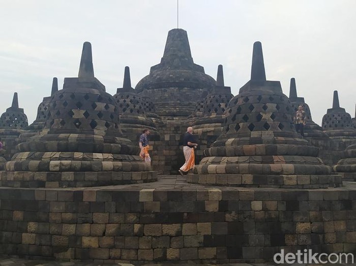 Candi Borobudur, Magelang, Sabtu (30/4/2022).