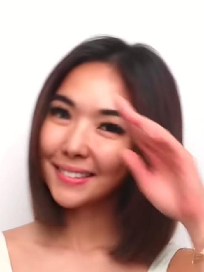 Gaya baru rambut Gisel.