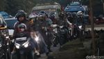 H-2 Lebaran, Arus Lalu Lintas Nagreg Padat Merayap