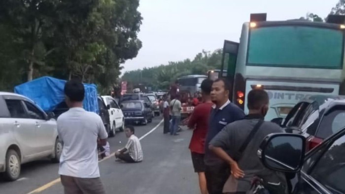Kemacetan di Aek Natas