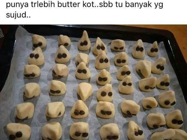 Zonk! 10 Penampakan Kue Lebaran Gagal yang Bikin Ngakak
