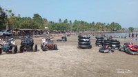 ATV untuk berjalan jalan menyusuri pantai
