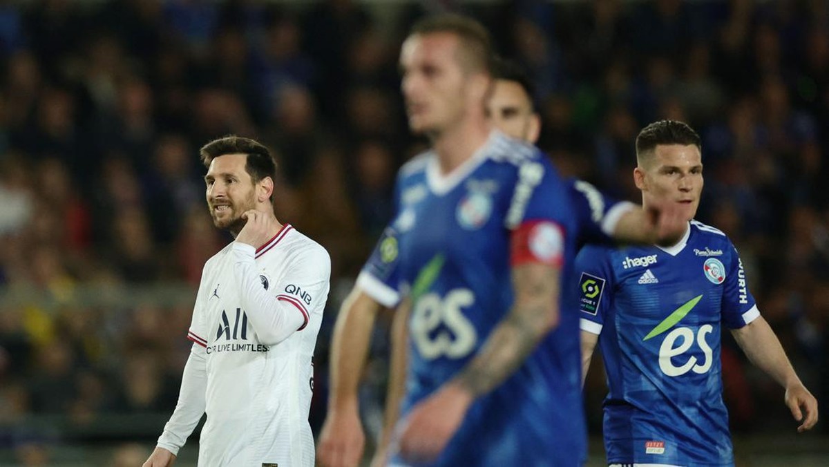 Strasbourg vs PSG tuntas 3-3. (Foto: REUTERS/SARAH MEYSSONNIER)