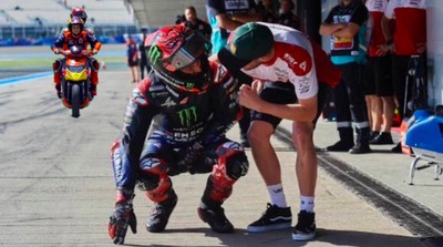 Meme saat Marc Marquez dan Dani Pedrosa Ikutan Mudik 2022