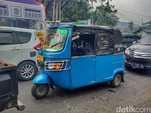 Curhat Pemudik Tasikmalaya Pakai Bajaj Tempuh Macet Belasan Jam