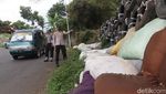 Rawan Kecelakaan, Jalur Alternatif Kamojang Dipasang Bantal Keselamatan