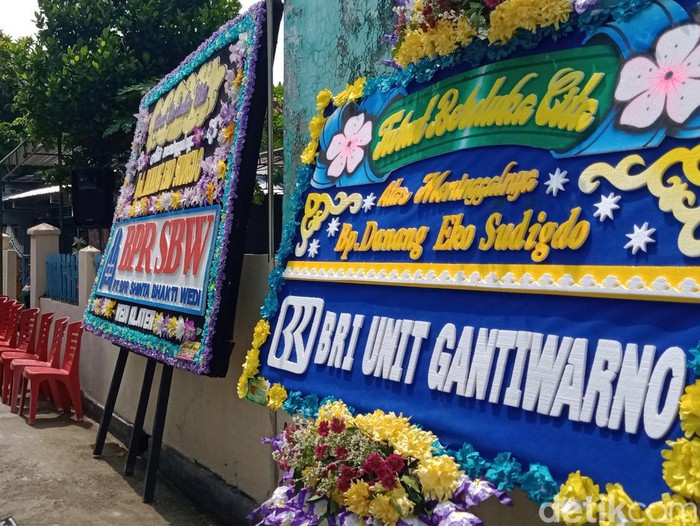 Rumah duka Danang Eko (47) di Desa Jabung, Kecamatan Gantiwarno, Sabtu (30/4/2022).