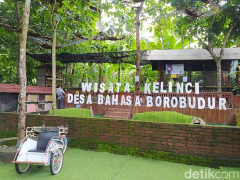 Wisata Kelinci, Desa Bahasa Borobudur, Magelang, Sabtu (30/4/2022).
