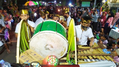 Antusiasme warga muslim Jembrana menyambut malam Idul Fitri 1443 H