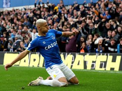 Selepas Lukaku pergi, Chelsea mengincar Richarlison. Striker tengah Everton ini kabarnya diminati manajer Thomas Tuchel (Getty Images)