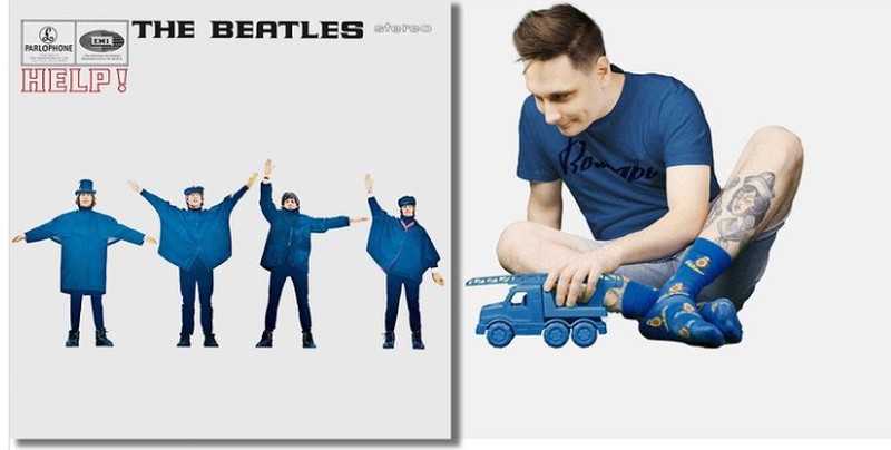 fotoinet Kocak! Pria Ini Edit Sampul Album Musisi Terkenal