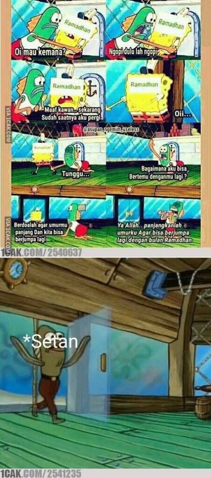 fotoinet meme sedih ramadan berakhir