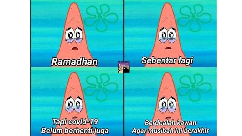 fotoinet meme sedih ramadan berakhir