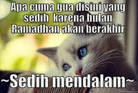 fotoinet meme sedih ramadan berakhir