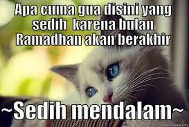 fotoinet meme sedih ramadan berakhir