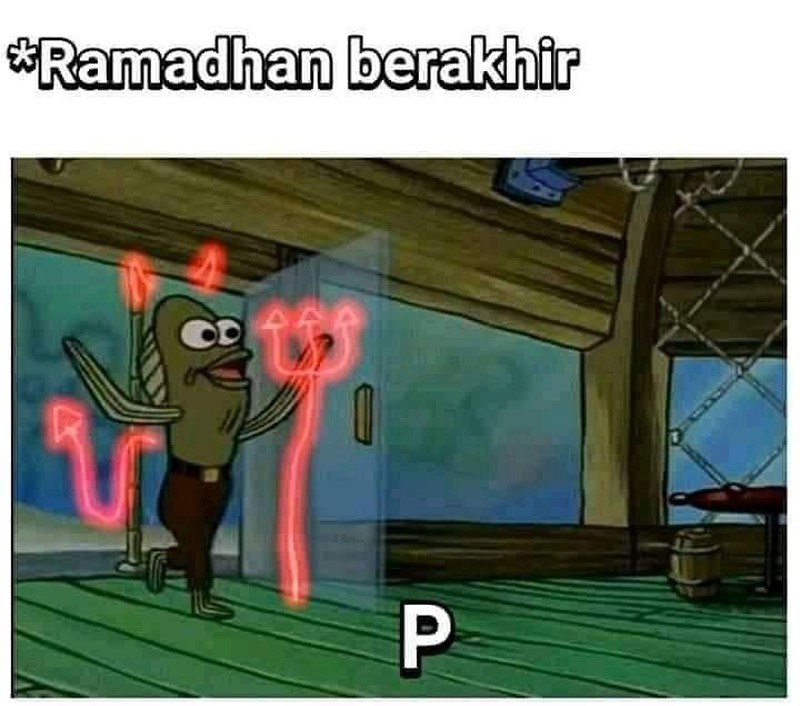 fotoinet meme sedih ramadan berakhir