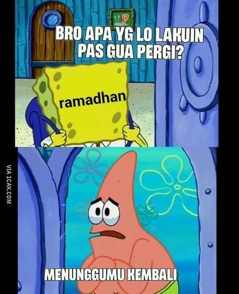 fotoinet meme sedih ramadan berakhir