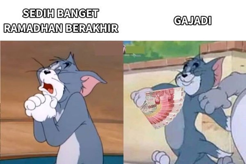 fotoinet meme sedih ramadan berakhir