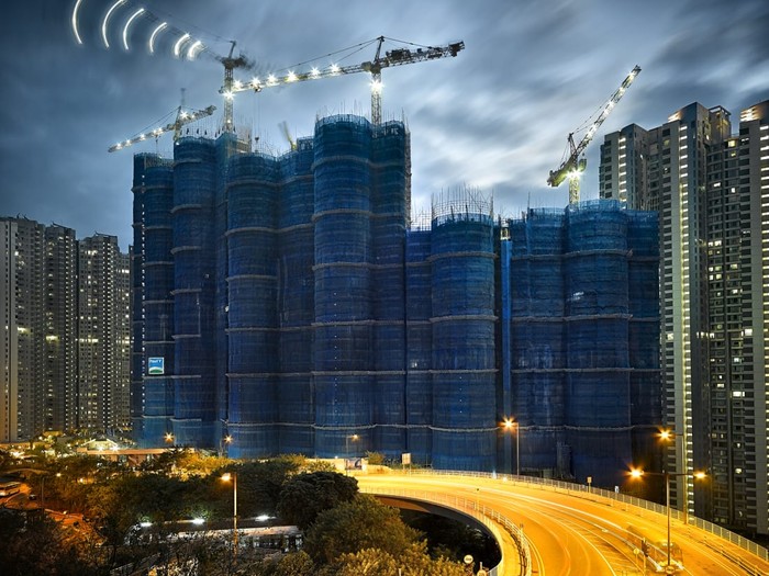 Gedung kempompong di Hong Kong