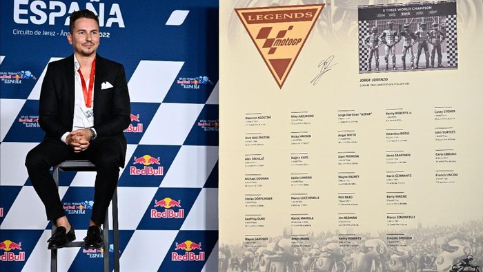Jorge Lorenzo masuk MotoGP Hall of Fame.