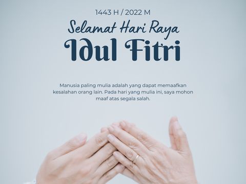 Kartu Ucapan Lebaran 2022