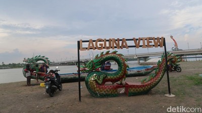 Yang Mudik ke Bantul, Bisa Lho Menanti Sunset di Laguna View