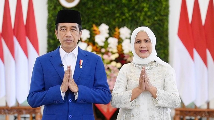 Presiden Jokowi dan Ibu Iriana