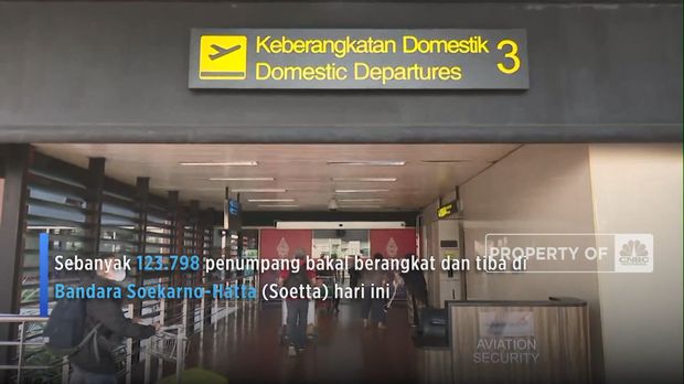 Ribuan Pemudik Terbang Dari Bandara Soekarno Hatta