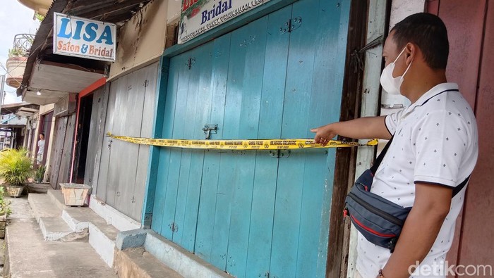 Salon milik waria korban pembunuhan sadis di Minahasa, Sulut.