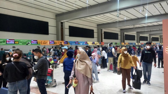 Suasana di Bandara Soetta H-1 Lebaran (Khairul-detikcom)