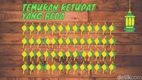 Tidak ada petunjuk. Temukan saja yang berbeda di antara deretan gambar di atas.