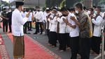 Foto-foto Jokowi Salat Id di Istana Kepresidenan Yogyakarta