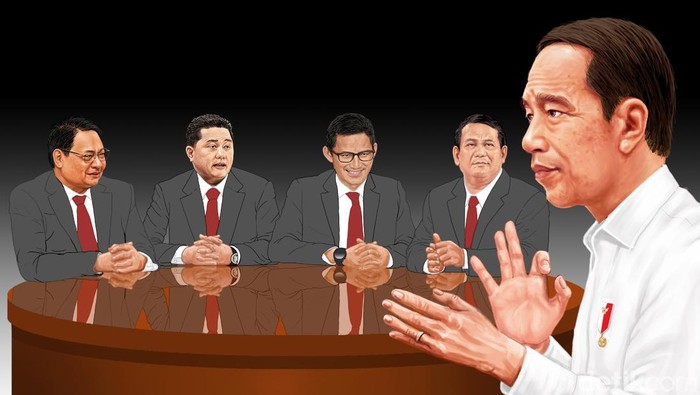 Empat menteri Jokowi nyapres.