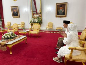 Jokowi Halalbihalal dengan Maruf Amin Lewat Video Call, Begini Momennya