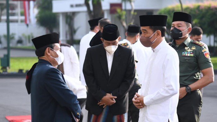 Jokowi salat Id di Yogyakarta