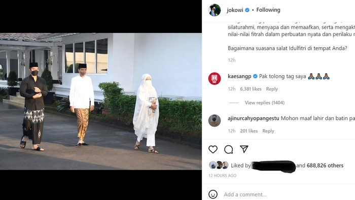 Kaesang Pangarep minta ditag Presiden Jokowi