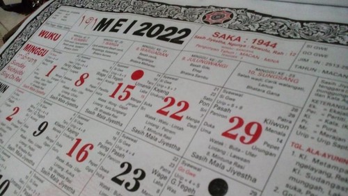 Kalender Bali Bulan Mei 2022