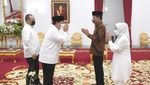 Momen Saling Hormat Jokowi dan Prabowo saat Silaturahmi Lebaran