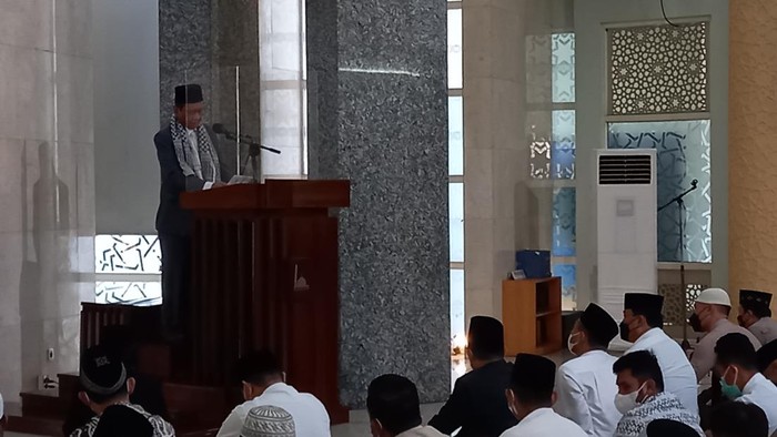 Mahfud Md salat Id di Kedoya, Jakbar