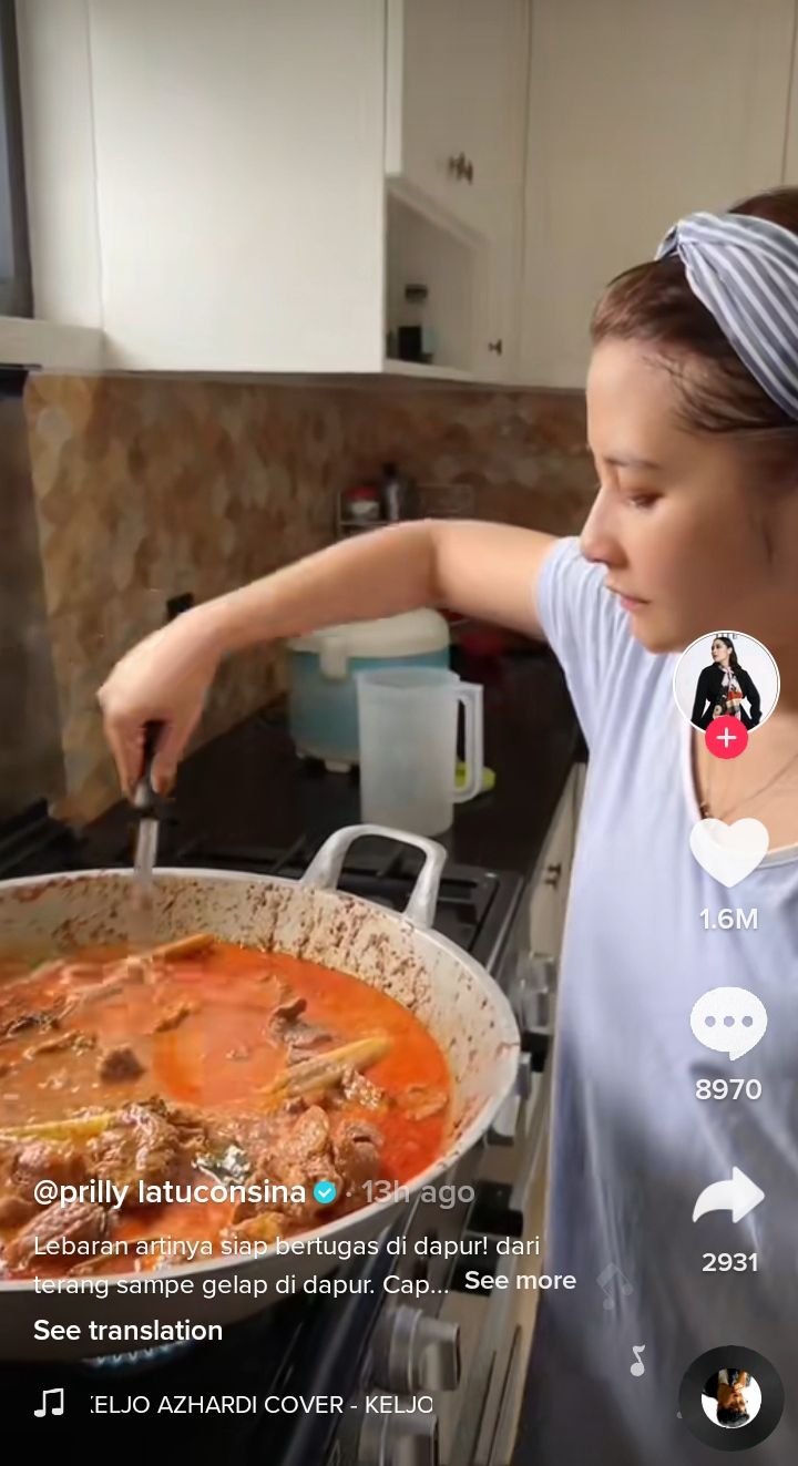Intip Keseruan Lebaran di Rumah Prilly Latuconsina hingga Tasyi Athasyia