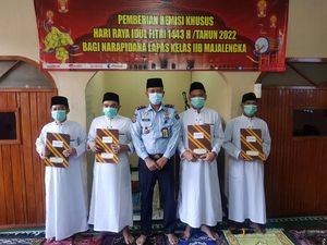 243 Warga Binaan Lapas Majalengka Dapatkan Berkah Lebaran