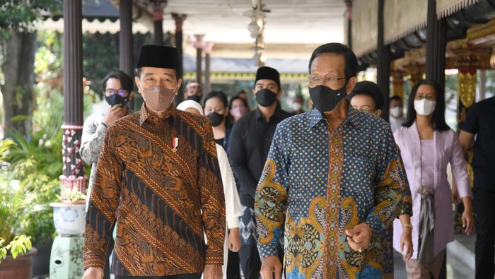 Presiden Joko Widodo (Jokowi) dan Sultan Hamengkubuwono X