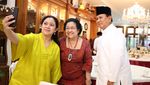 Potret Keakraban Prabowo, Mega dan Puan Saat Lebaran