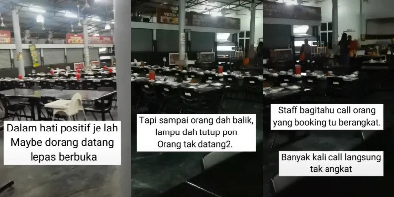 Restoran kena prank dapat reservasi 60 orang tapi pemesan tak datang