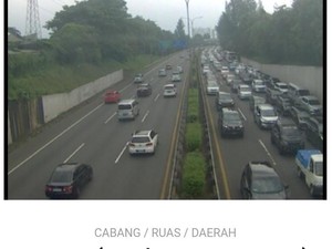 Hari Pertama Lebaran, Tol JORR Macet Parah di Sejumlah Titik